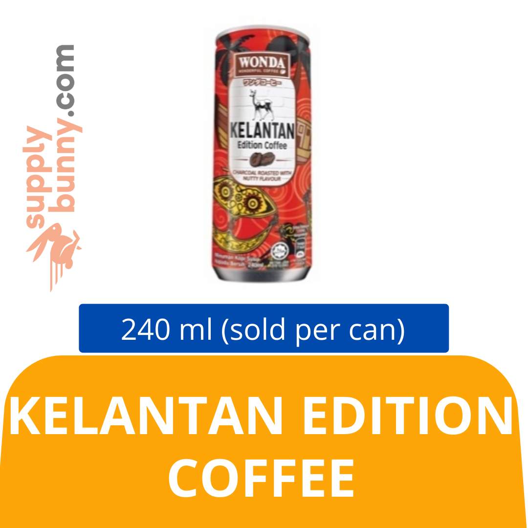 Kelantan Edition Coffee 240ml (sold per can) 吉兰丹咖啡 PJ Grocer Kopi Edisi Kelantan