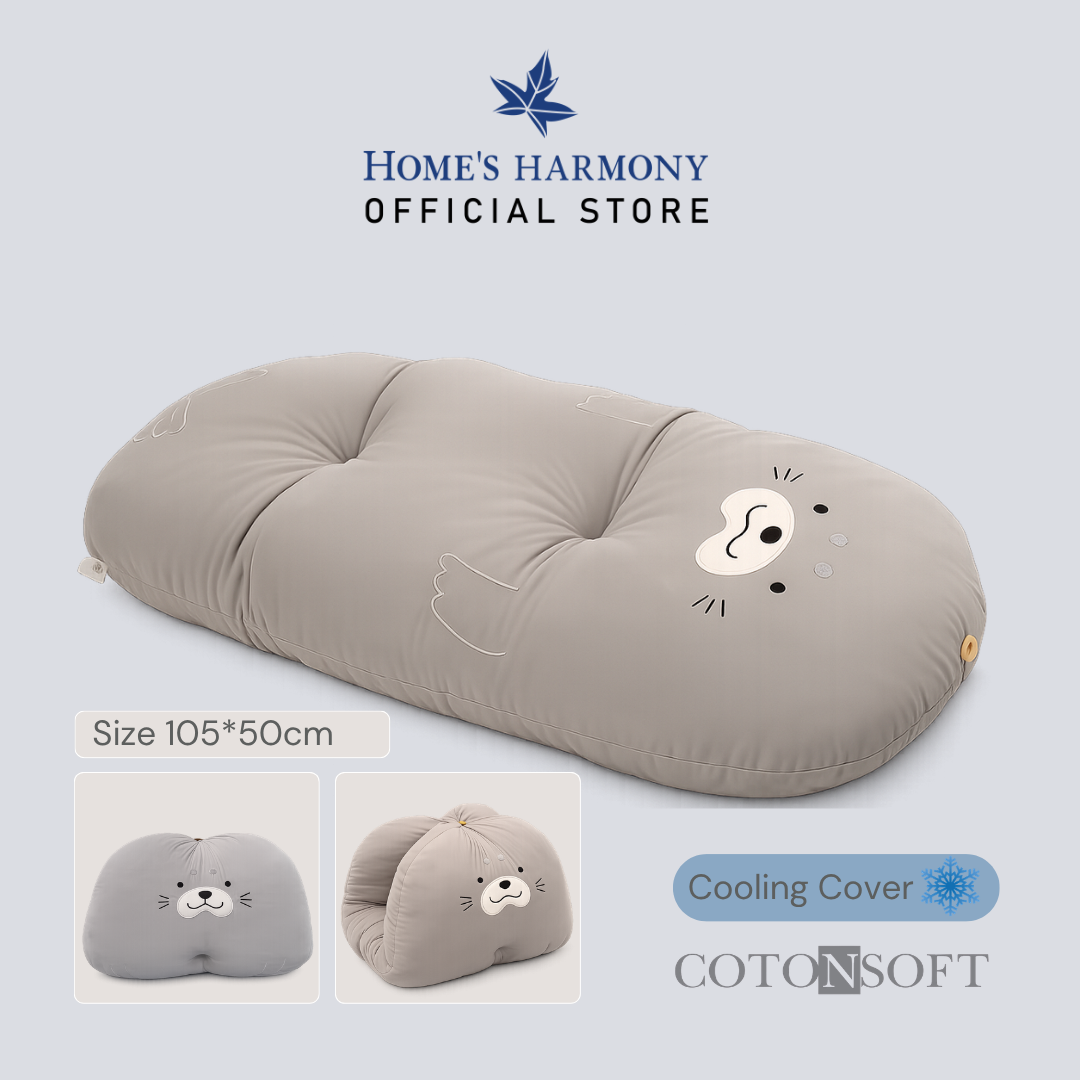 Cotonsoft Safari Garden Cooling Floor Cushion Multipurpose | Cooling Fabric [105x50cm]