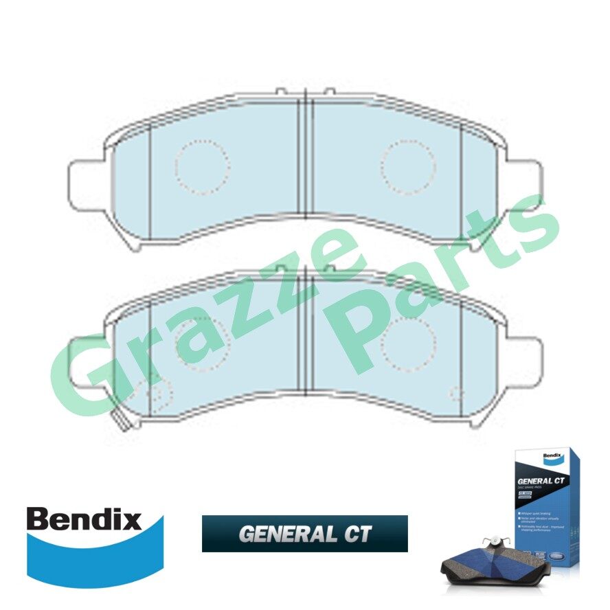 Bendix General CT Disc Brake Pad Front DB2090 - Perodua Myvi Lagi Best Axia Bezza