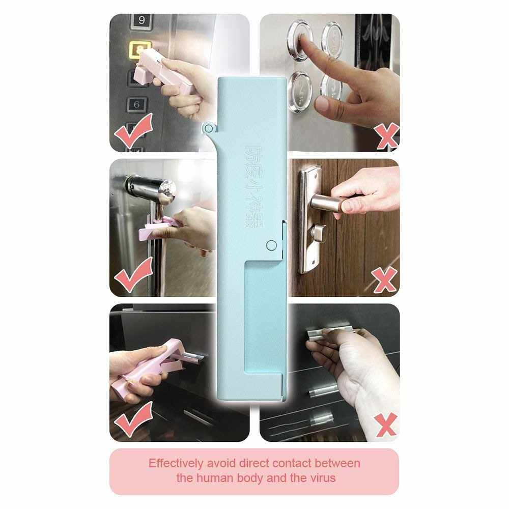 Best Selling E-levator Button Presses Tool Open Door Disinfectant Tool Presses The E-levator Button Artifact Anti-Virus A-void Contact Tool (Standard)