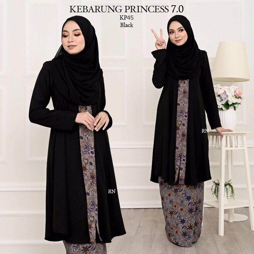 New Collection KEBARUNG PRINCESS CORAK KURUNG MELAYU TRADISIONAL WUDHU NURSING FRIENDLY (7.0) Baju Kurung Terkini