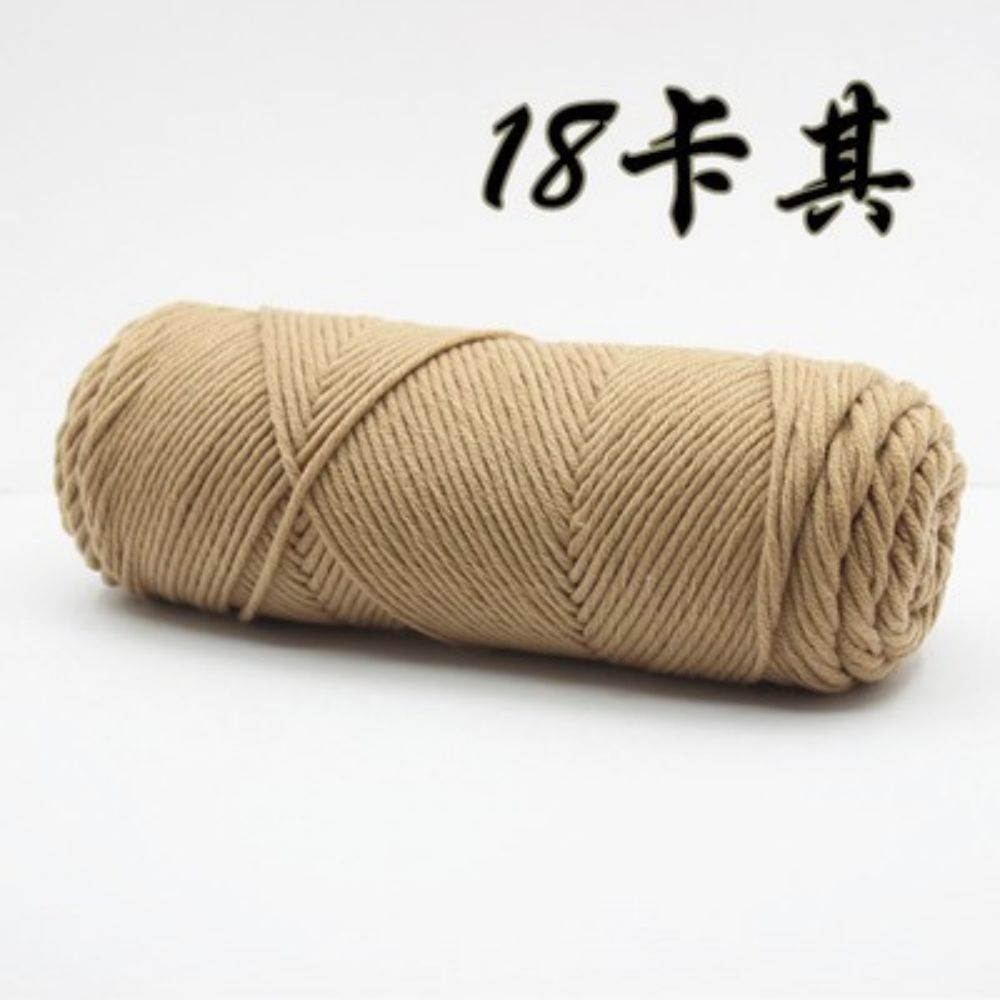 100g 8 Ply Milk Cotton Yarn Cake Multicolored Crochet Amigurumi Knitting Benang Kait Soft Milk Fibre Cotton Handmade DIY