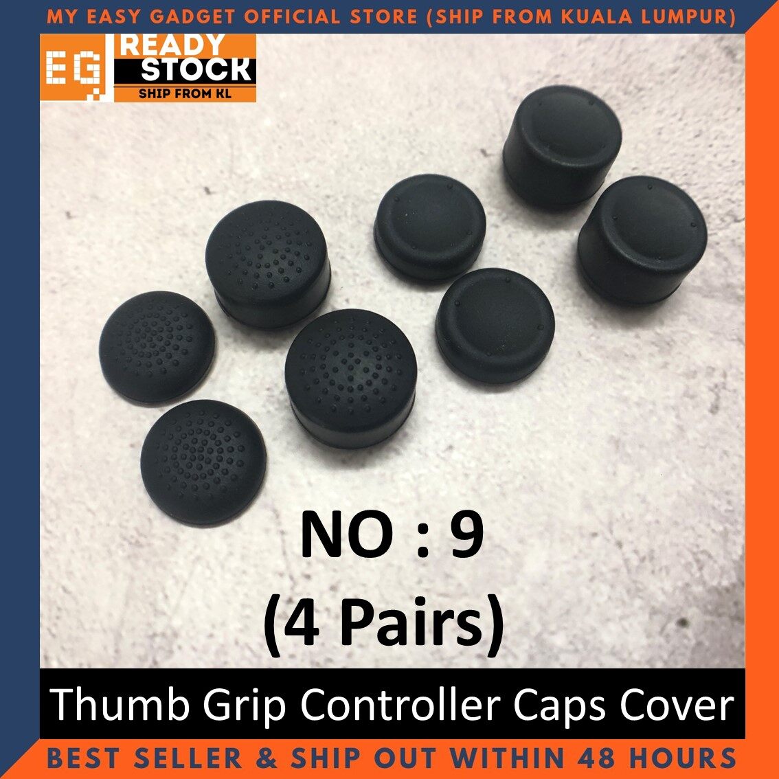 PS5 / PS4 Thumb Grip Controller Caps Cover Joystick Analog Protector Playstation