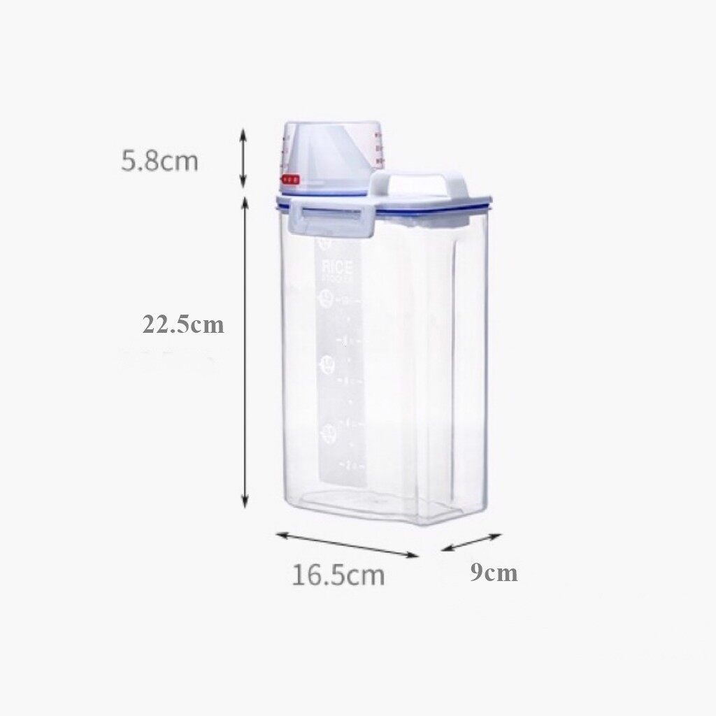 2kg Nordic Cereal Dispenser Air Tight Container