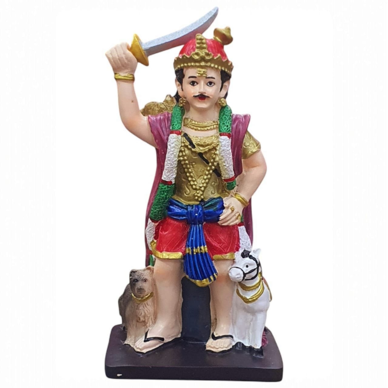 Madurai Veeran Statue for Car Dashboard and Prayer Altar