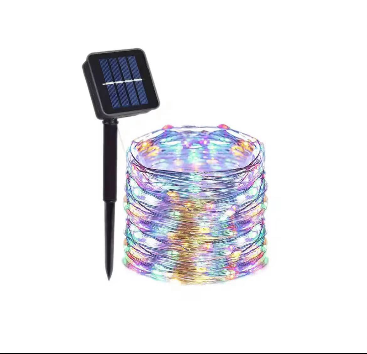 7M/12M/22M/32M 8Modes Outdoor Solar Fairy Lights LED Copper Wire Lights Xmas Lights Waterproof Garden Decoration
