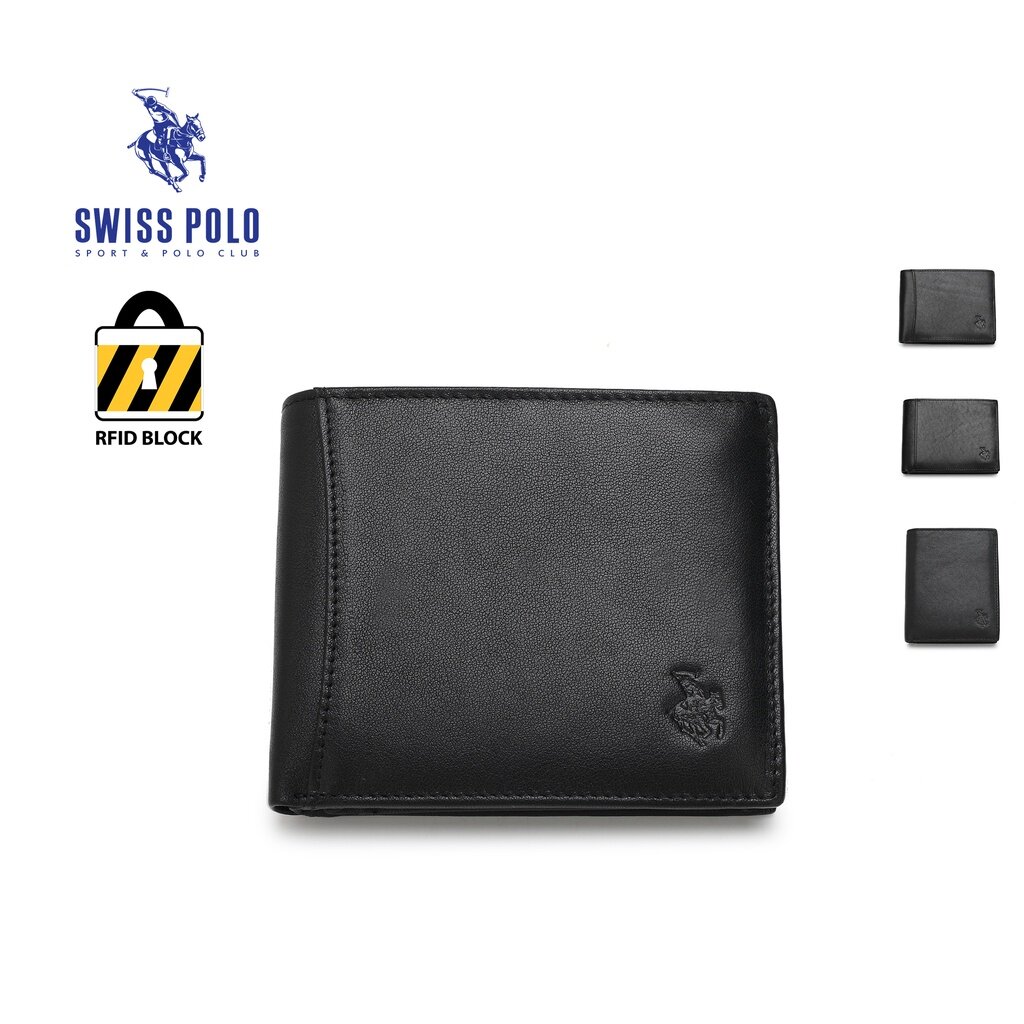 SWISS POLO Genuine Leather Rfid Short Wallet SW 174 MULTI COLOR