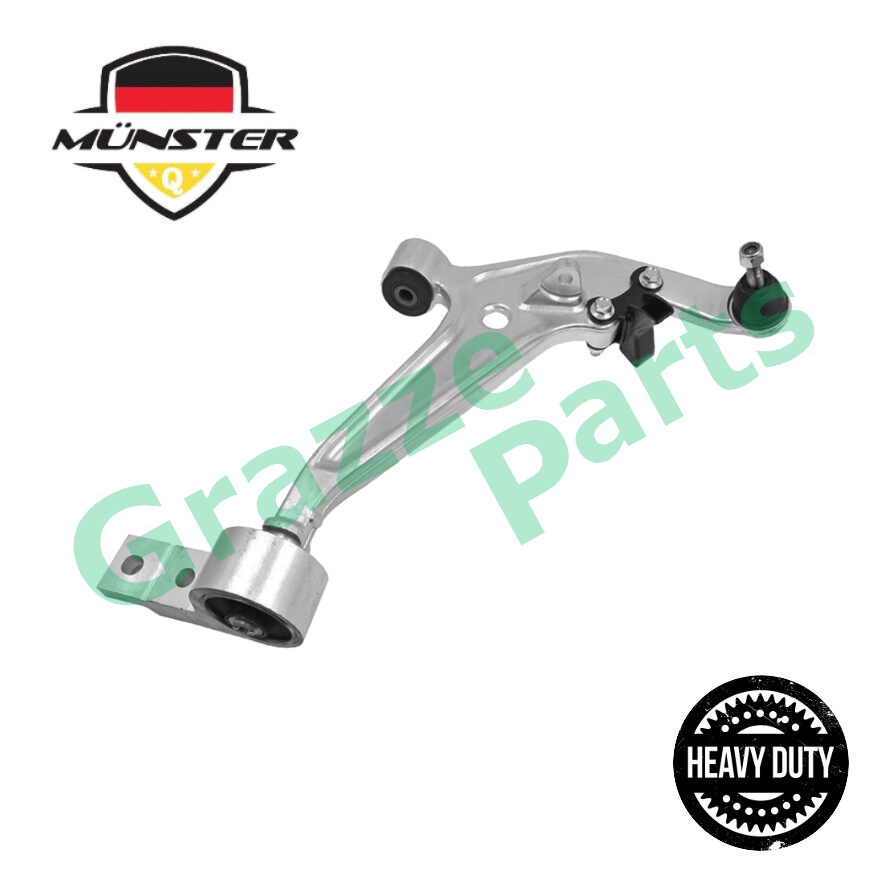 (1pc) Münster ^Heavy Duty^ Front Lower Control Arm Right Side 54500-8H300 for Nissan X-Trail XTrail T30 2.0 2.5 2000-2007