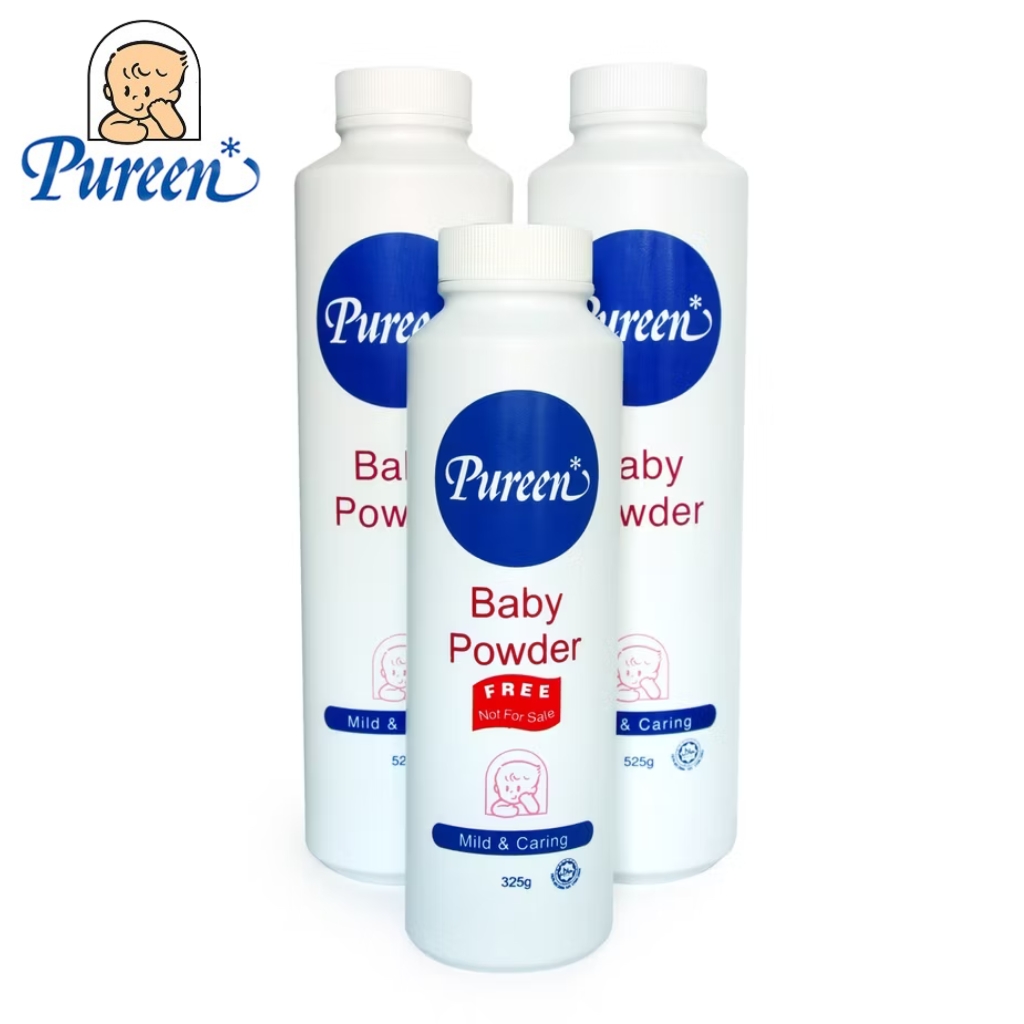 Pureen Baby Powder 2x525G+325G