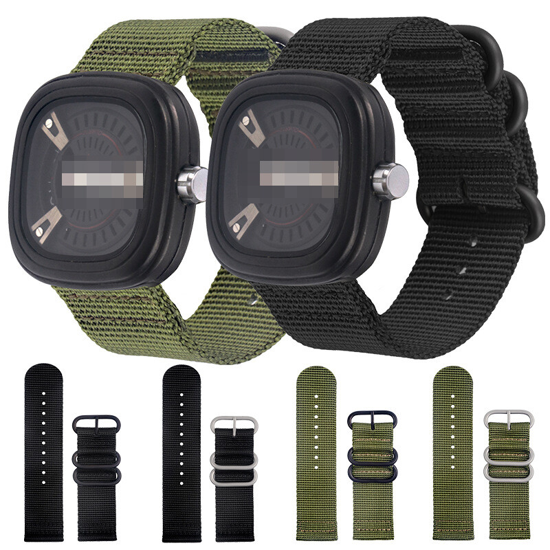 Phổ Đồng hồ dệt ban nhạc 28mm ZULU dây đeo thay thế nylon dây đeo cổ tay 28mm đồng hồ lớn dây đeo NATO