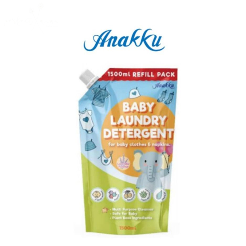 Anakku Detergent With Softener (2L) / Anakku Detergent With Softener Refill Pack (1.5L) | Sabun Pencuci Pakaian Baby