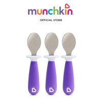 Munchkin Raise 3pk Toddler Spoons BPA Free (Purple/ Blue/ Green/ Pink)