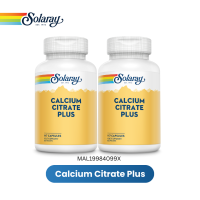 BONES & MUSCLE HEALTH - Solaray Calcium Citrate Plus Extra 30% [Twin Pack]  - 2x117 Capsules
