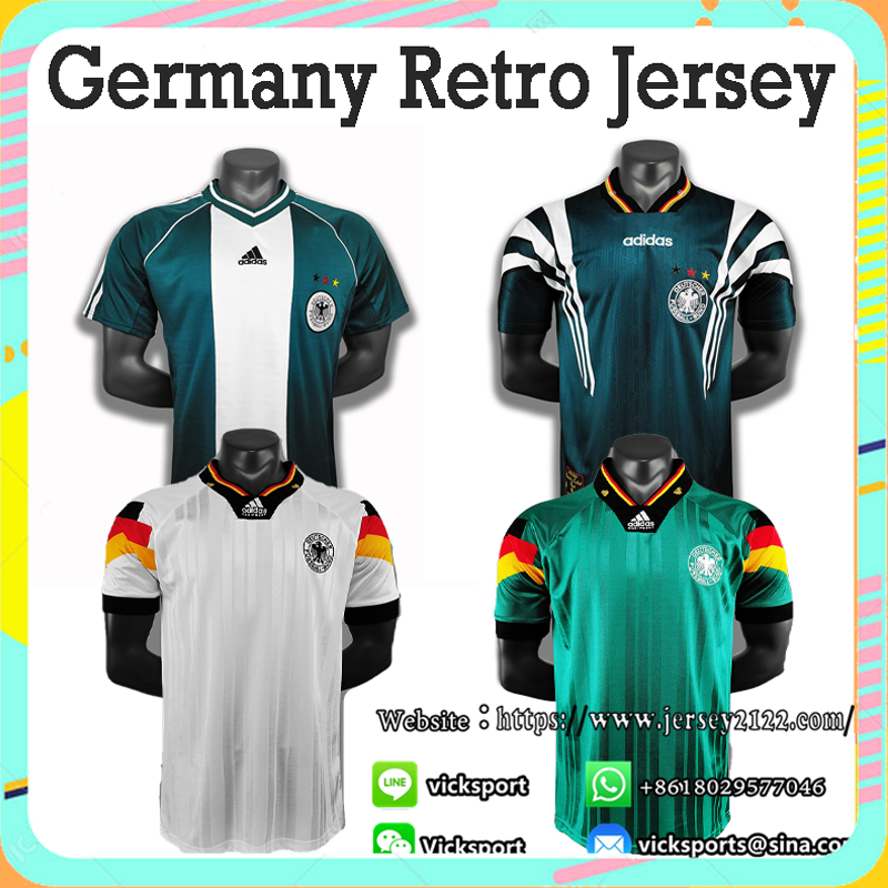 Germany retro jersey đức retro jersey 1992 1996 1998 áo bóng đá nam áo bóng đá cổ điển áo bóng đá cổ điển