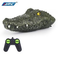 JJRC 2.4GHz Remote Control Speed Boat 4 Channels Realistic Crocodile Shape Boys Girls Aquatic Toy Bot Mainan Bentuk Buaya Kawalan Jauh