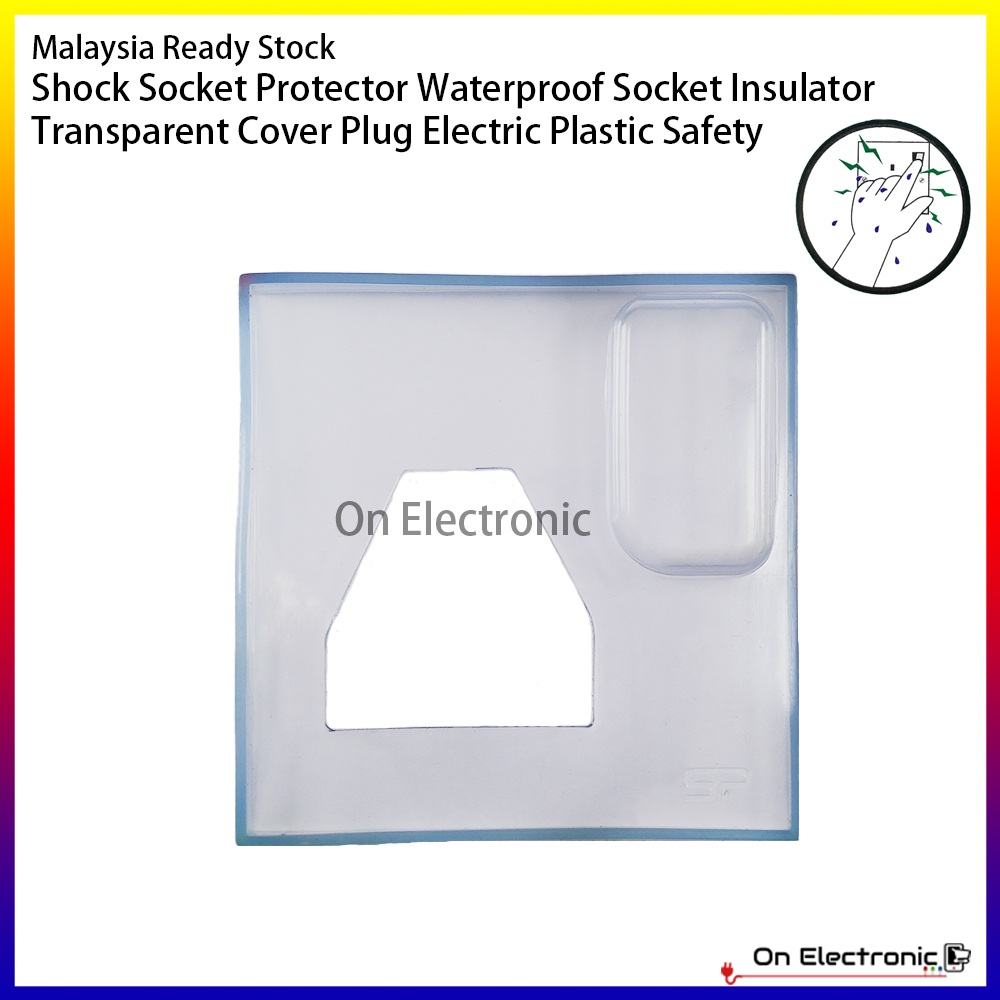 Shock Socket Protector Waterproof Socket Insulator Transparent Cover Plug Electric Plastic Safety