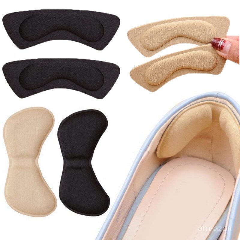 【Free Shipping】2 Pcs/Pair Wear Resistant Foot Invisible Shoes Heel Sticker Foot Waterproof Foam Tape Wear Resistant Shoe Heel Pad Insoles
