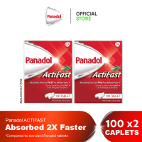 Panadol Actifast for Fast Pain Relief (100s x2)