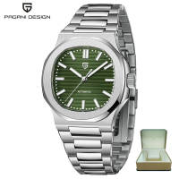PAGANI DESIGN Original Men Watches Retro Classic Blue Stainless Steel Clock Sapphire Glass Waterproof Luminous Automatic Mechanical Watch For Men PD-1728