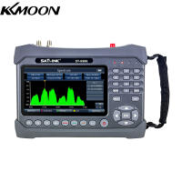 KKmoon ST-6986 DVB-S/S2/T/T2/C Satellite Finder Combo Satellite TV Signal Finder Digital Handheld Signal Meter HEVC H.265 (10 Bit) MPEG-4 with 7 inch TFT LCD