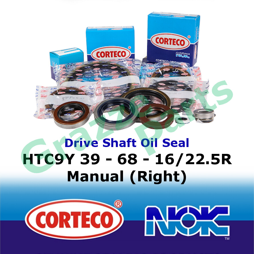 (1pc) NOK Corteco Drive Shaft Driveshaft Oil Seal Right for Perodua Kancil 660 850 Manual MT (39*68*16/22.5)