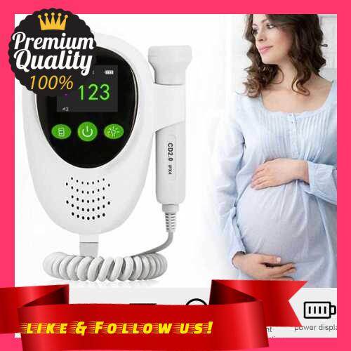 People\'s Choice Ultrasound Doppler Fetal Heart Rate Monitor Potable Baby Heart Detector Fetus-voice