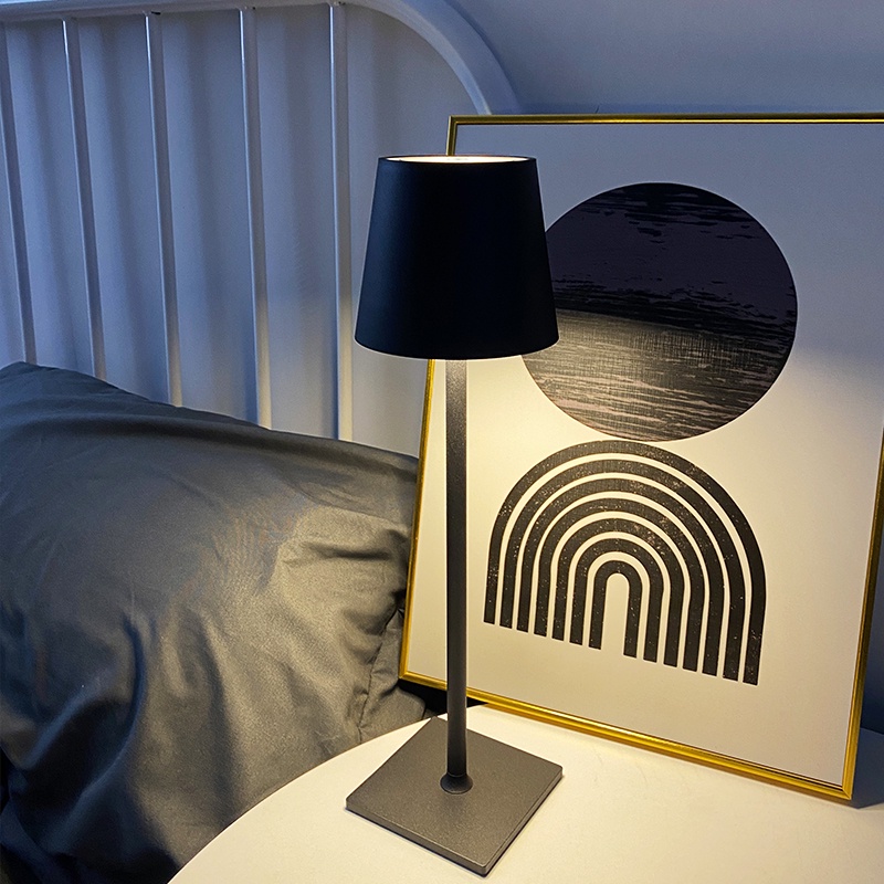 Modern Rechargeable Cordless Table Lamp Rechargeable Desk Lamp Lampu Meja Lampu Hiasan Bateri Lampu Caj Lampu LED Decor Light IKEA