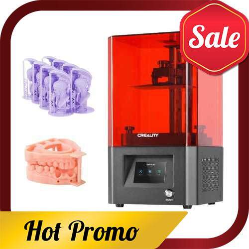 Original Creality LD-002H LCD Resin 3D Printer UV Photocuring 130*82*160mm Printing Size 2K High Resolution LCD with 3.5 Inch Touchscreen Air Filtration System Z-axis Linear Rail Off-line Print Easy Leveling (Uk)