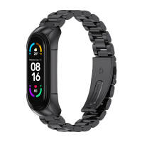 MIJOBS Metal Straps for Xiaomi Mi Band 9 10 8 7 6 5 / Mi Band 8 / Mi Band 7 / Mi Band 6 / mi smart band 9 / Mi Band 5 Replacement Bracelect Watch Band Stainless Steel Wrist Band  Watch Straps for Xiaomi Mi Band 8 9 10