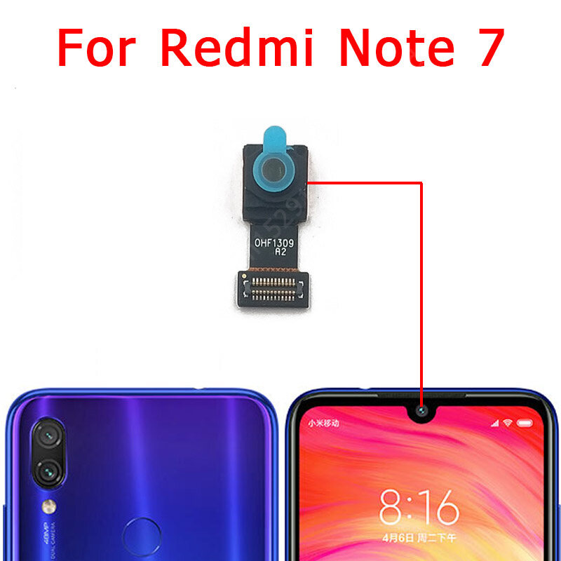Camera Trước Sau Chính Hãng, Dành Cho Xiaomi Redmi Note 7 Redmi Note 7 Pro Mô-đun Camera Mặt Chính Linh Kiện Thay Thế Linh Hoạt Dành Cho Huawei Y7 Pro 2018 Y7 Pro 2019