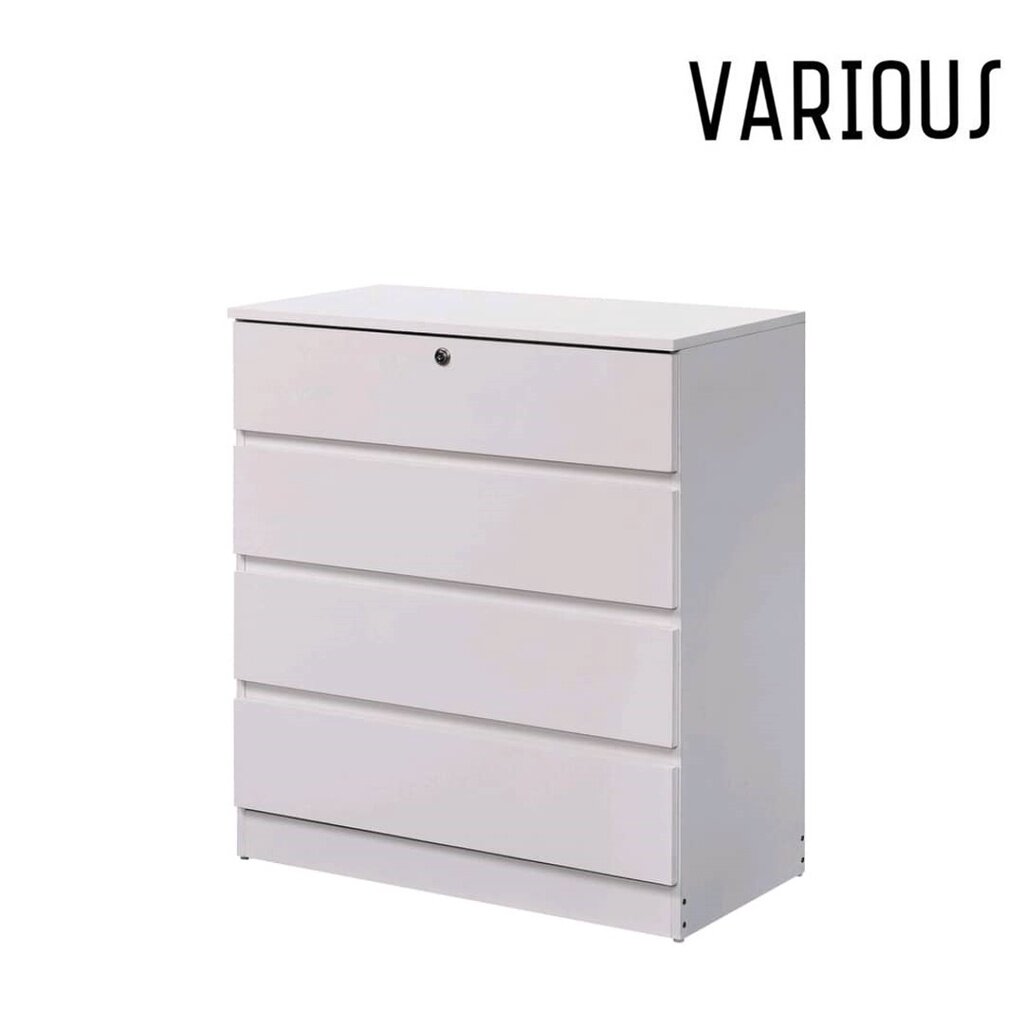 VARIOUS Chest Drawer with 4 Layer Drawer Storage with lock (L75cm W40cm H83cm)