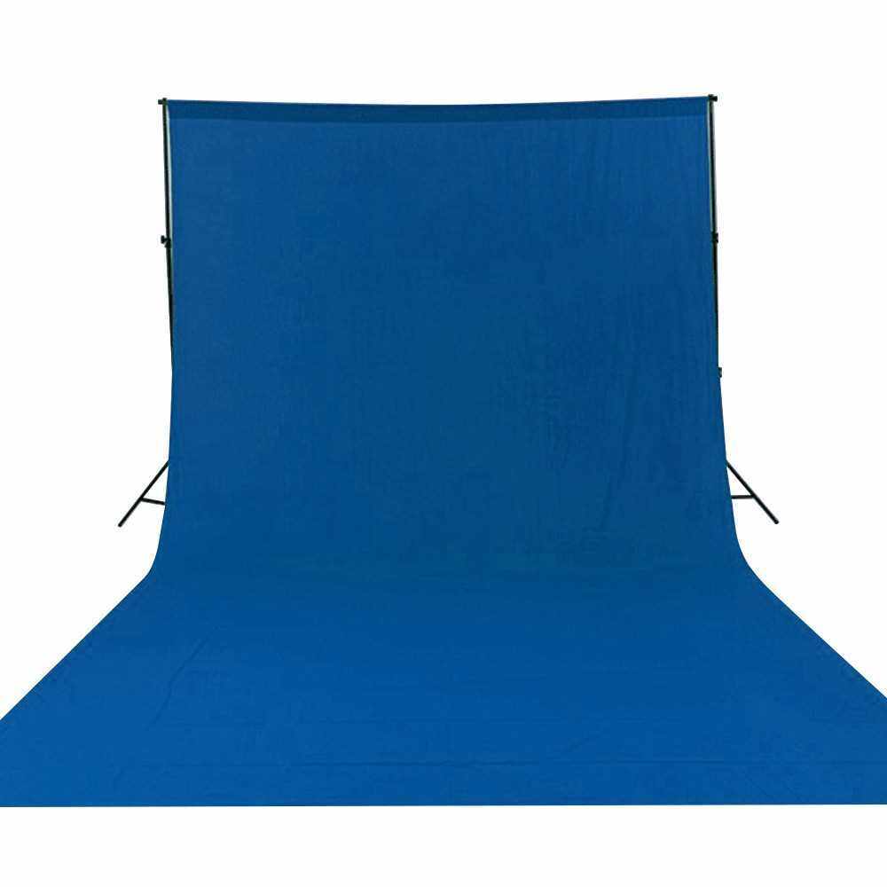 1020FT / 36M Studio Cotton Backdrop Background Cloth for Portrait Product Photography Video Television Shooting (Blue)