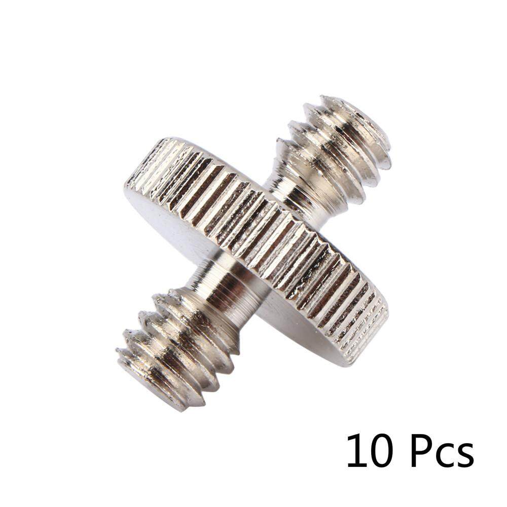 10 Phụ Kiện Máy Ảnh, Bộ Chuyển Đổi Vít Kim Loại Có Ren 1/4 Đực Sang 1/4 Đực Cho Chân Đế Máy Ảnh DSLR SLR Phụ Kiện