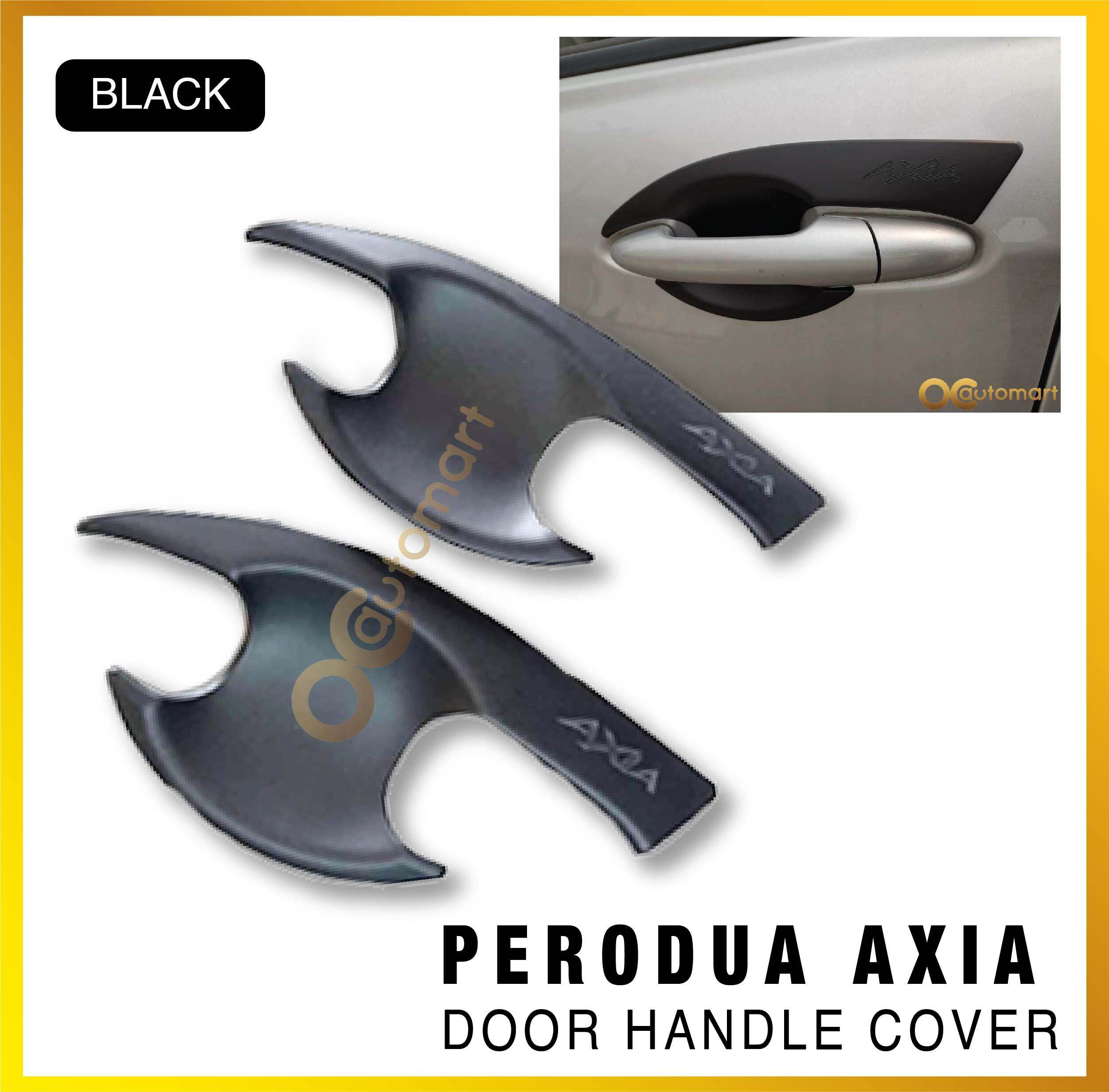 Perodua Axia Door Handle Inner Bowl Cover Trim Matt Black (4pcs/set)