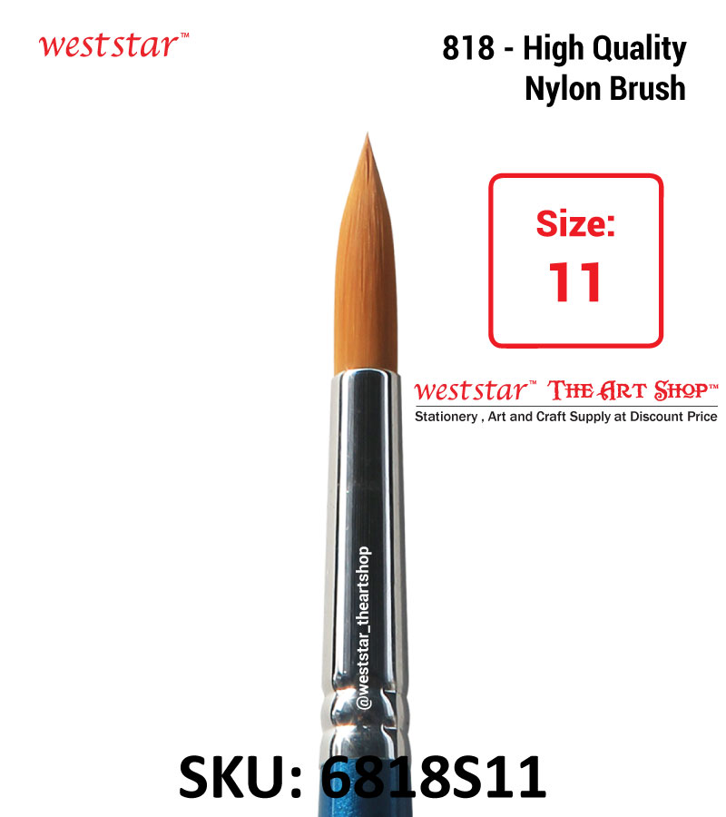 [WETAS] ARTYS 818-S High Quality Nylon Brush Round Watercolour Brush Painting Brush for Watercolor Gouache Acrylic