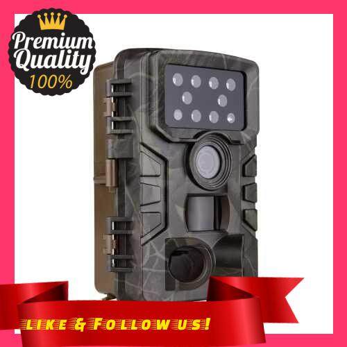 People\'s Choice Andoer Wildlife Trial Camera FHD1080P 2-inch Screen 0.8s Triggering IR Night Vision Timelapse Timer Function IP54 Waterproof 64GB Extended Memory with 1/4 Interface (Standard)