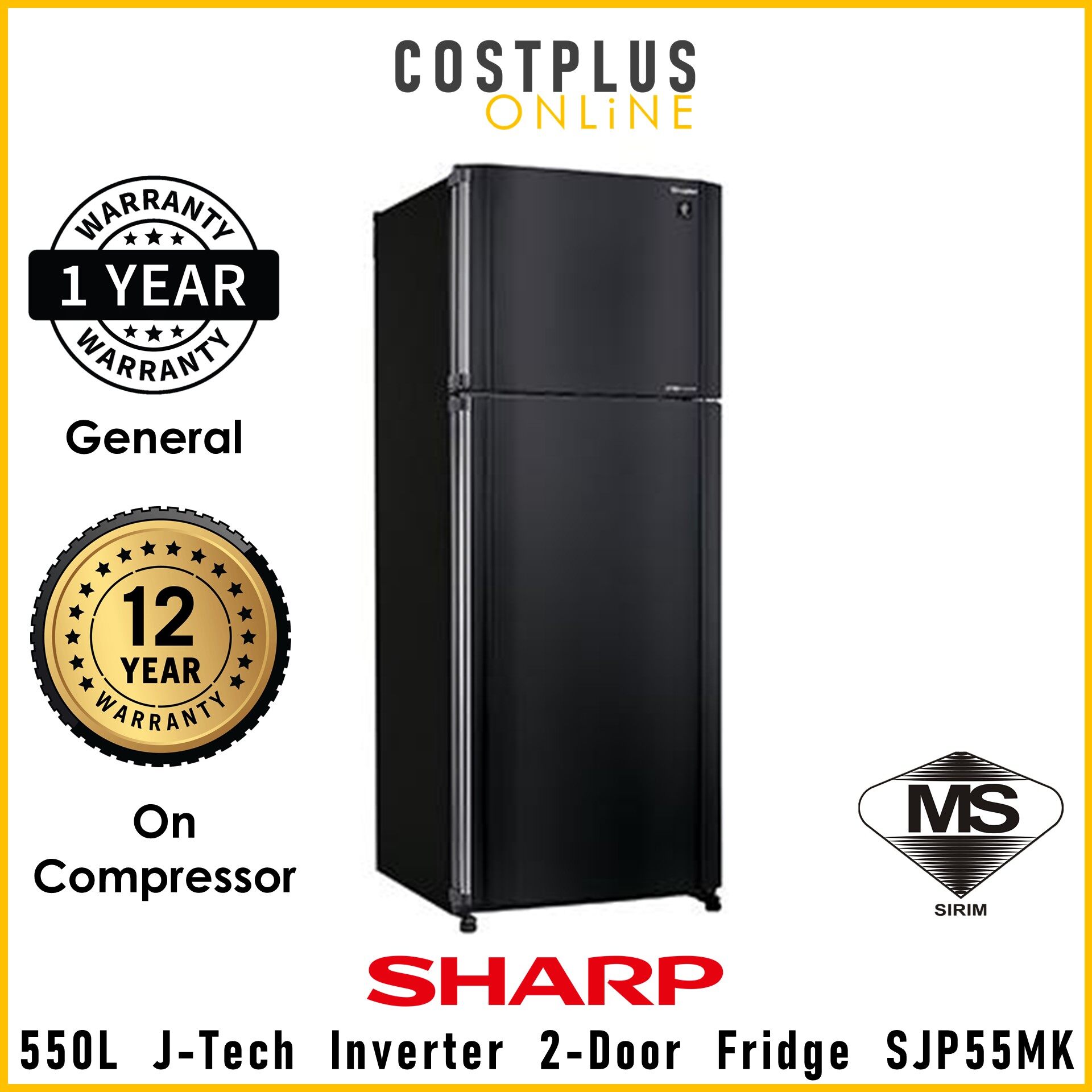 Harga Peti Sejuk Sharp SJP55MK 550L J-Tech Inverter 2 Door Fridge Refrigerator Terbaik Harga Peti Sejuk Sharp SJP55MK 550L J-Tech Inverter 2 Door Fridge Refrigerator Terbaik