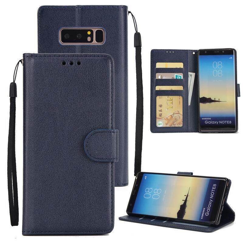 Ốp da pu sang trọng nhẹ cho samsung galaxy note 8 ốp lưng tpu có ngăn đựng thẻ trong 6.3 inch ốp lật