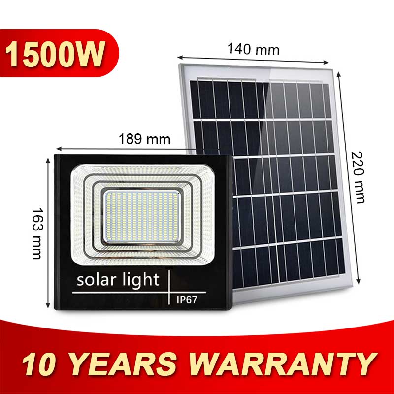 【READY STOCK】Solar Flood Light Outdoor Waterproof Ip67 Flood Led Street Indoor Led Lampu Solar 太陽能燈戶外 LED