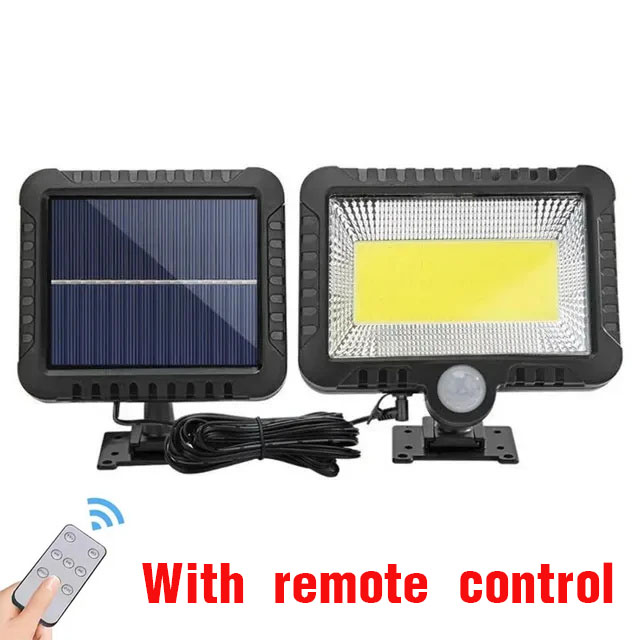 100/160COB Solar (5M Cable) Solar Motion Sensor Split Light Outdoor Waterproof Garden Lights Wall
