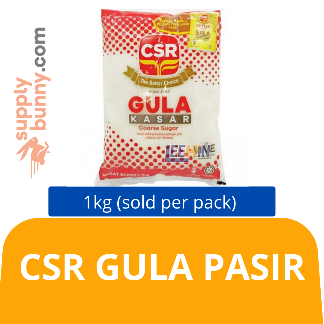 CSR Gula Pasir 1kg (sold per pack) 白砂糖 PJ Grocer Gula Pasir Kasar