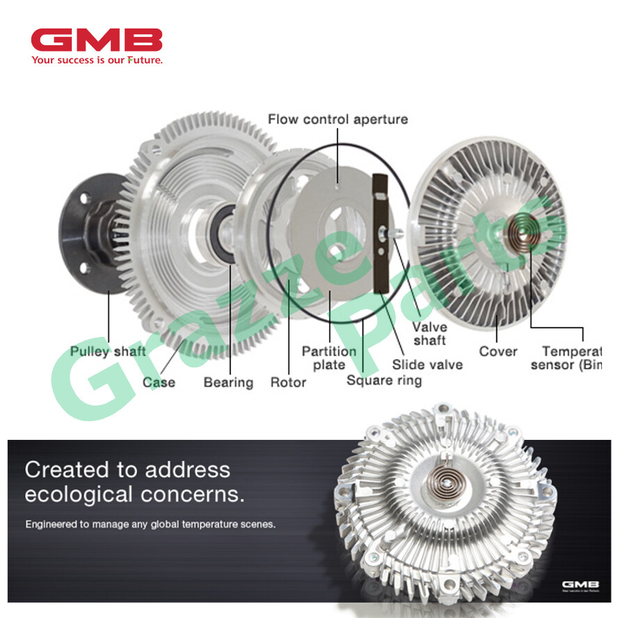 GMB Fan Clutch for GFIS-203 Isuzu Hicom 4.3 4HF1