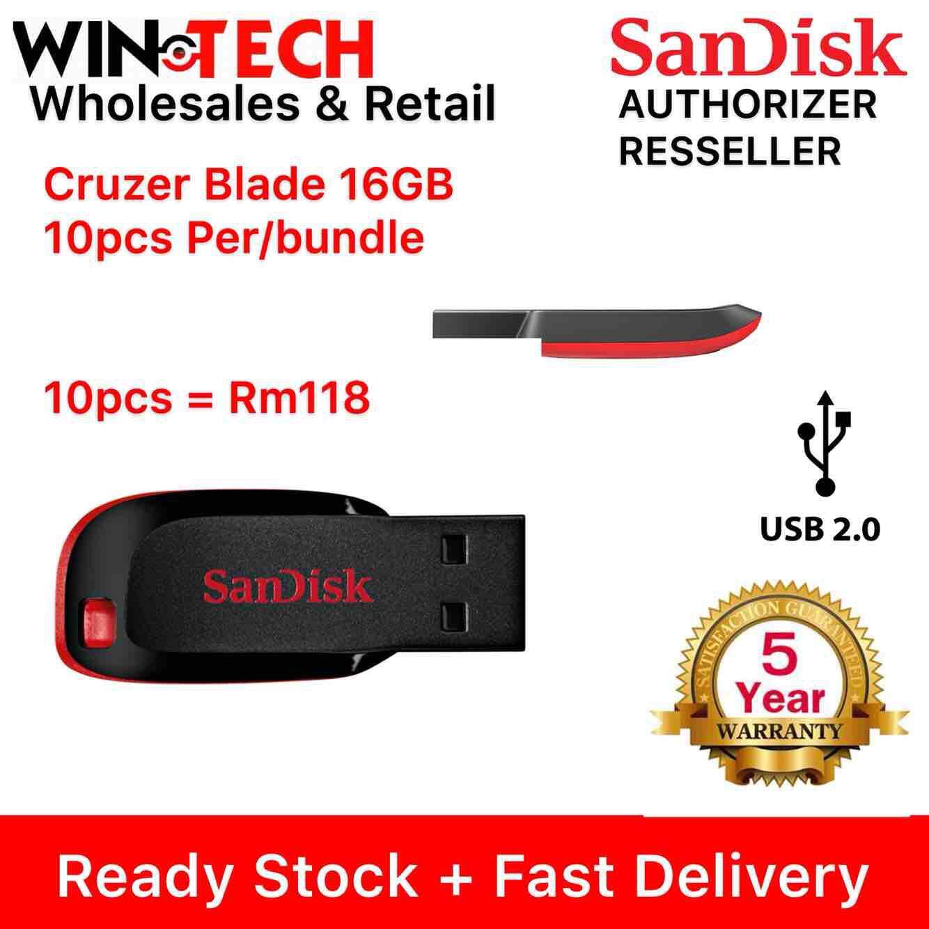 SANDISK Pendrive 8GB/16GB/32GB/64GB Cruzer Blade Flash Drive USB 2.0
