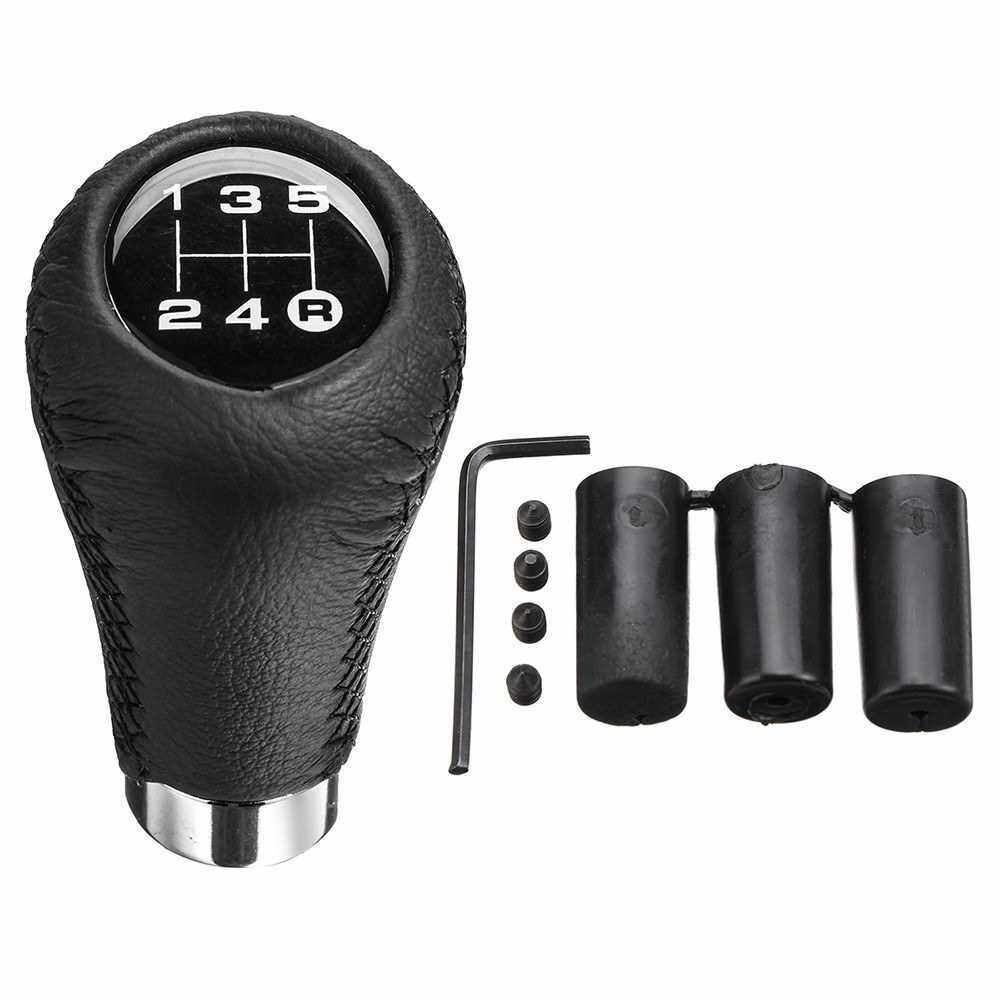 Universal Manual 5 Speed Car Gear Stick Shift Knob Shifter Lever Black (Standard)