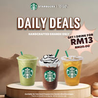 [DAILY OCTOBER DEALS] Get 1 drink at RM13 Handcrafted Grande only - Expiry Date : 31st October 2026