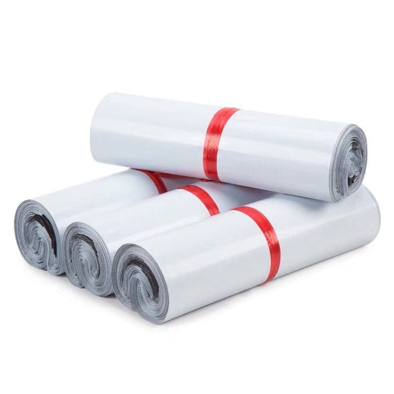 100pcs White Courier Bag / Beg Kurier / Courier Bag Flyer Plastic Bag Poslaju mailing bag