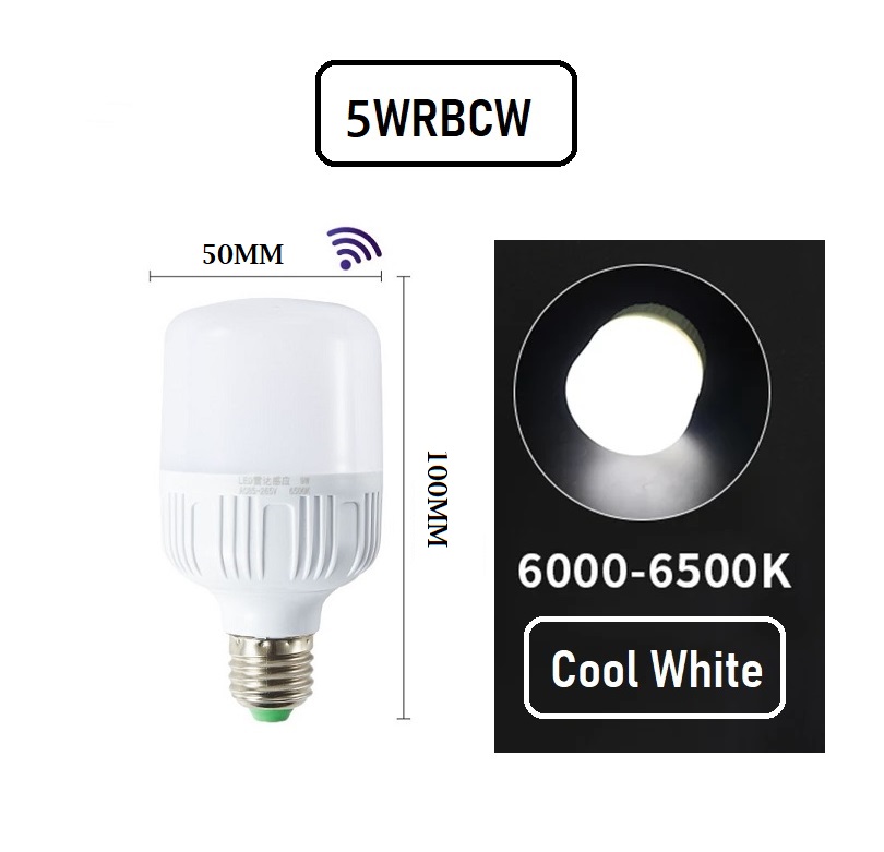 HOMIEE E27 Led Bulb Radar Motion Sensor Light Aautomatic Lampu Pergerakan Automatik Tangga Malam