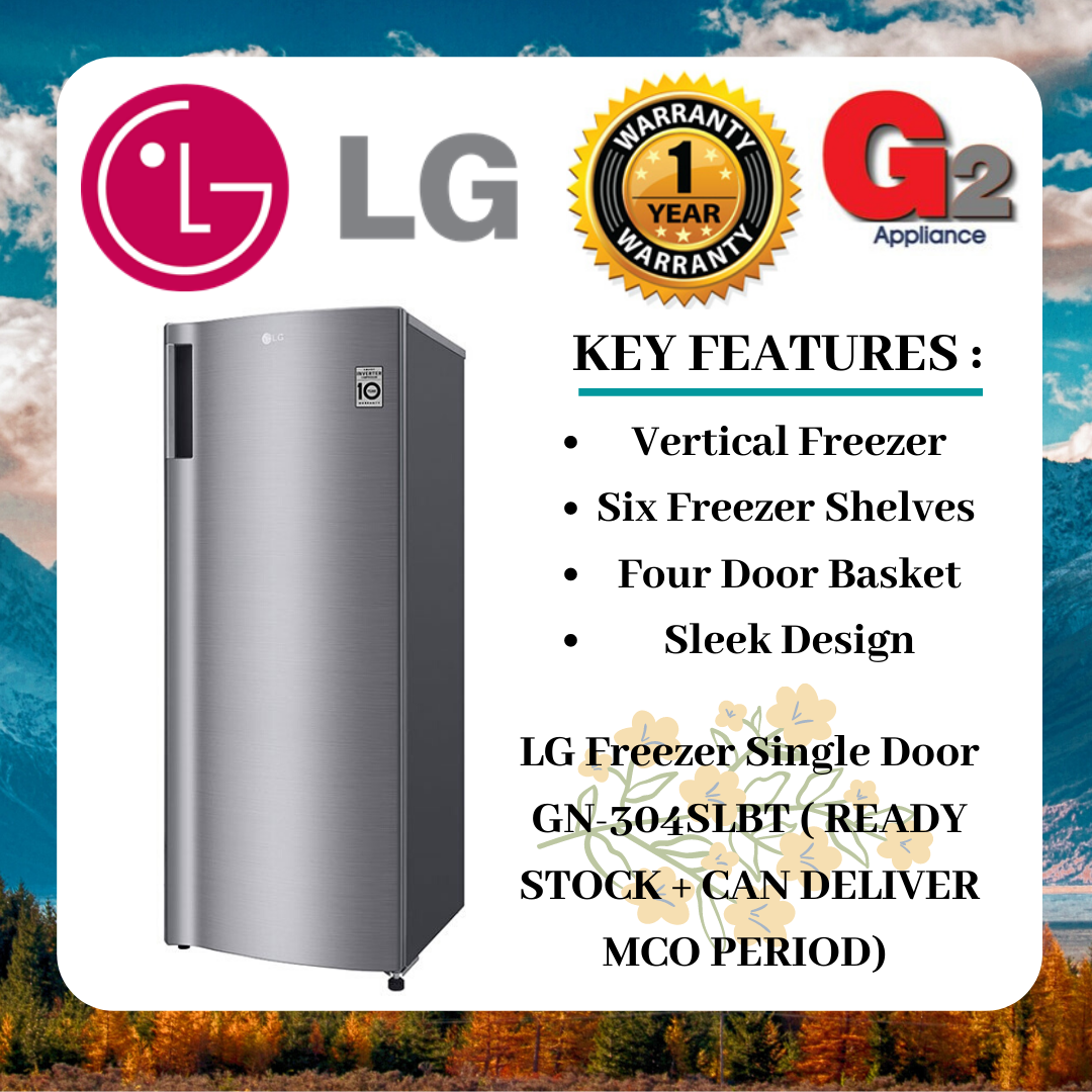 LG SMART INVERTER UPRIGHT FREEZER (AUTHORISED DEALER)GN-304SLBT