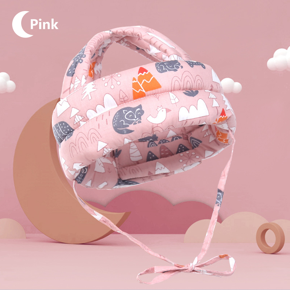 Sweetybayi Baby Head Protection Adjustable Soft Safety Baby Helmet Walk Safety Headguard Toddler Head Security Protection