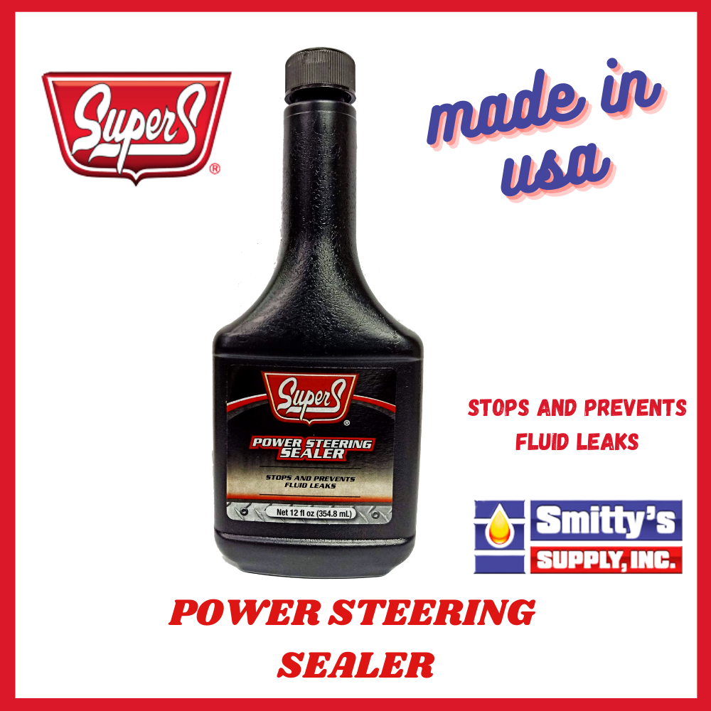 SuperS Power Steering Sealer Made In USA Prevent Steering Fluid Leaking